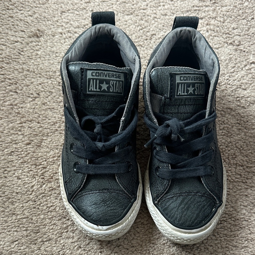 Converse All Star Kids Black and White Sneakers